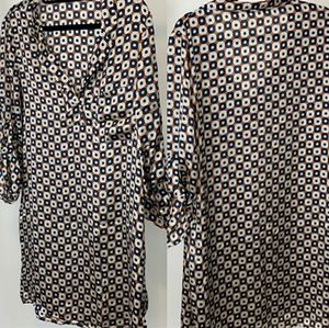 Satin printed Zara dress